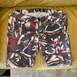 Hudson Multicolor Patterned Jeans